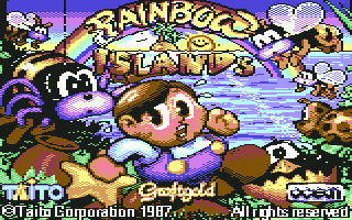 Rainbow Islands screenshot 3 for Commodore 64